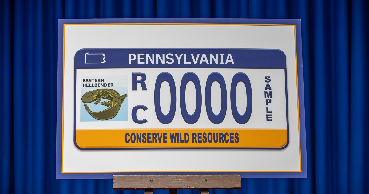 New Pa. license plate supports conservation and the Eastern New Pa. license plate supports conservation and the Eastern